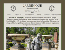 Tablet Screenshot of jardinique.co.uk